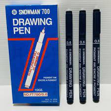 

Drawing Pen SNOWMAN • FT-700 tersedia ukuran .005 sampai 8