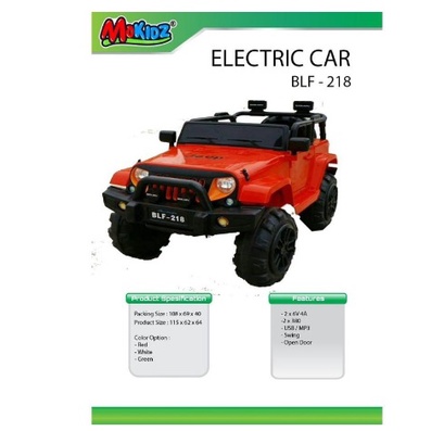 Mobil Aki Anak Mainan Kendaraan Yotta BLF 218