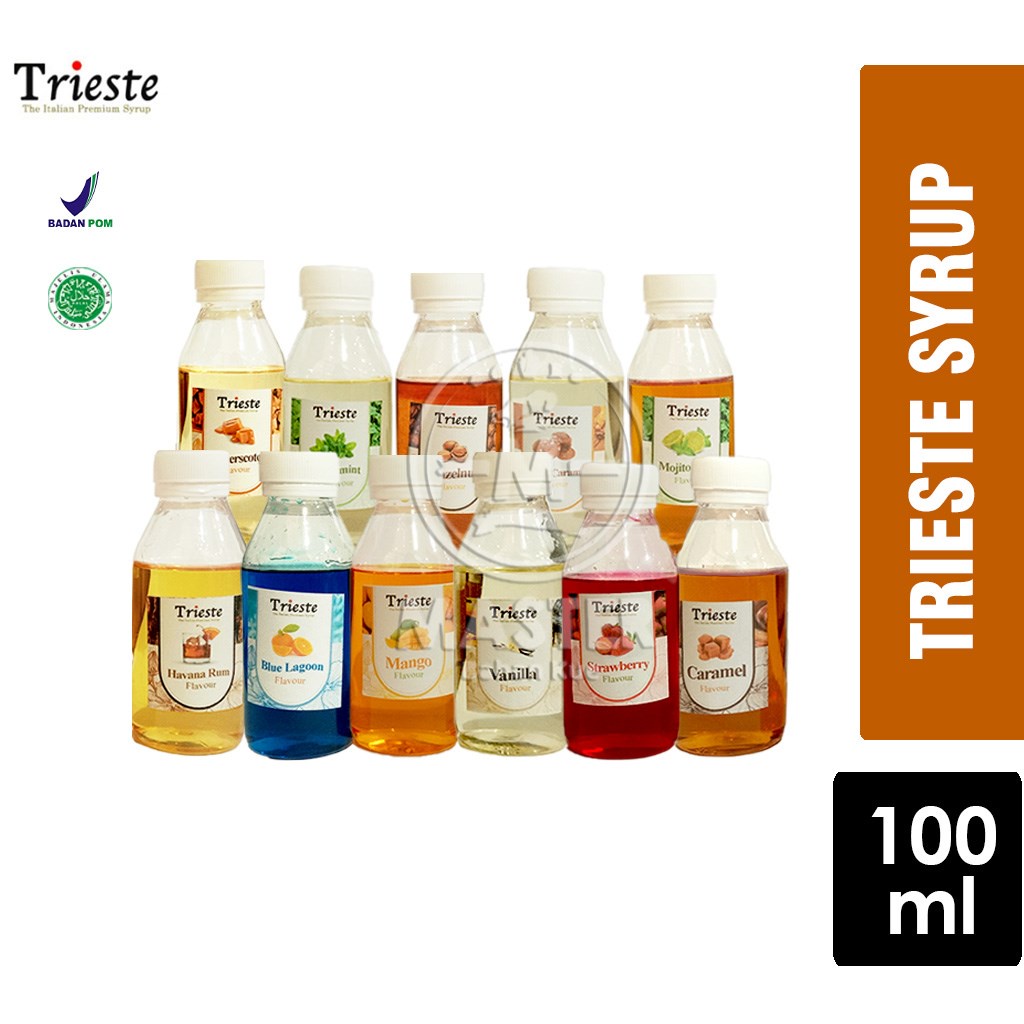 

Trieste Syrup / Sirup Repack [Botol 100ml]