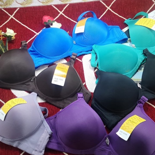 BRA/ BH WANITA BW-2021 ADA KAWAT, BUSA TIPIS SIZE 34-40