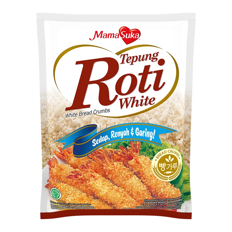 

MamaSuka Tepung Roti Putih 200gr – White Bread Crumb - Panir