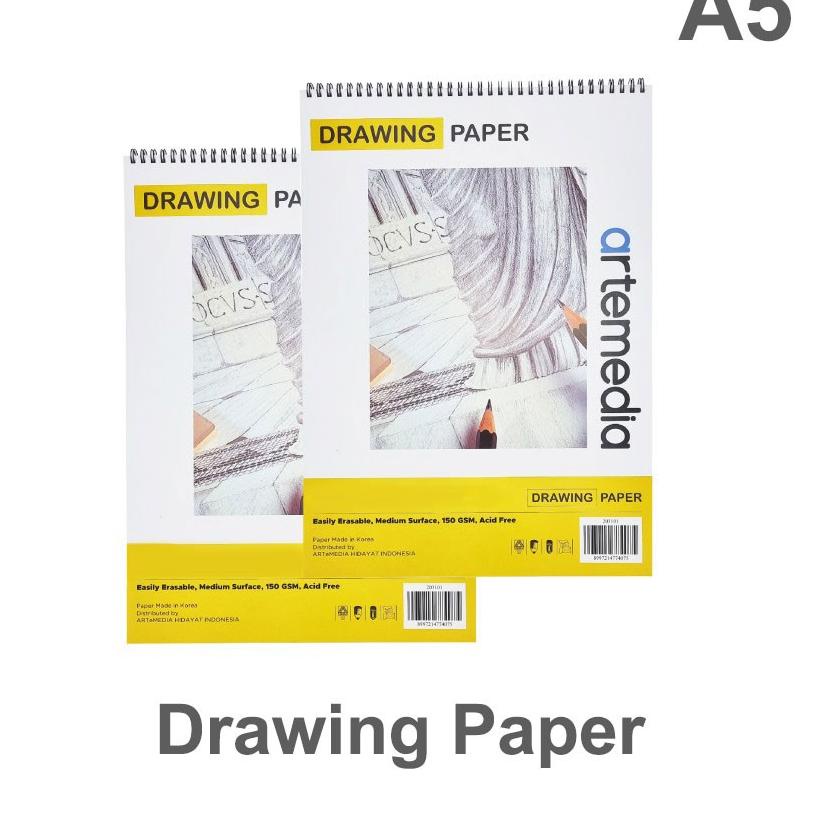 

↛ Artemedia Drawing Paper Book A5 - 30 lembar / Buku Gambar / Sketchbook ㅬ
