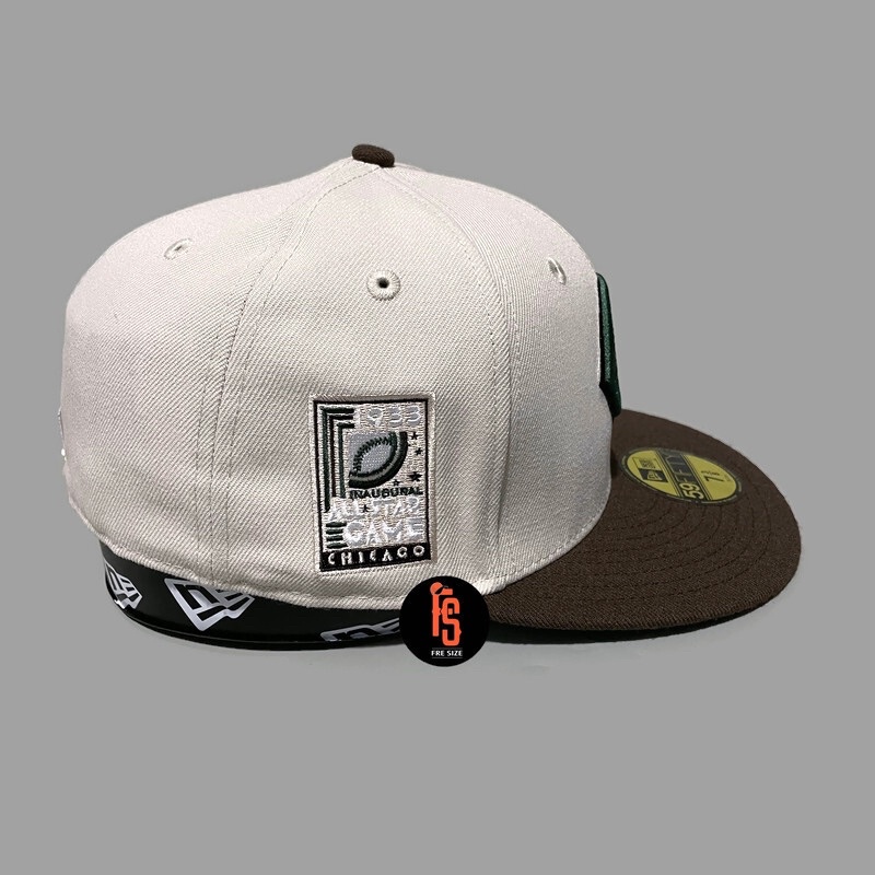 TOPI NEW ERA ORIGINAL 5950 ASG 1933 CHICAGO CUBS CREAM WALNUT UV KG