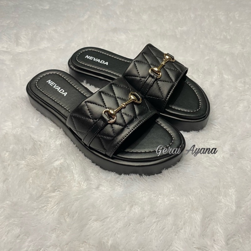 DISKON DAY! Sandal Wanita Empuk Enteng Kekinian - Sandal Wanita Nevada