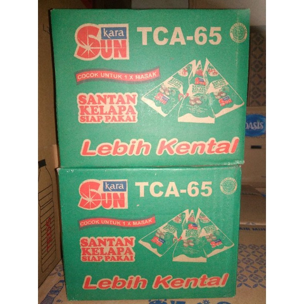 

Sun Kara Dus karton isi 36 pcs Santan Kelapa Siap Pakai TCA-65