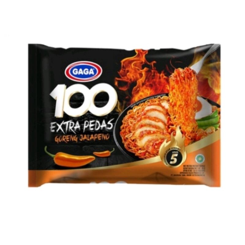 

N_S_Y Gaga 100 extra pedas mie goreng jalapeno level 5