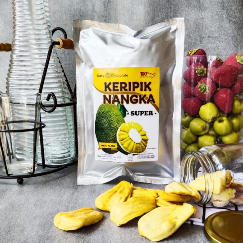 One Mandiri Sukses - Keripik Nangka Kualitas Super ( Isi : 1 Kg  ) ~ Oleh Oleh Khas Malang Batu