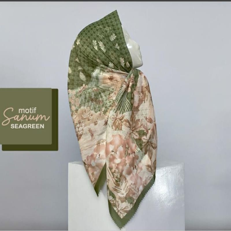 Hijab Segiempat Voal Denay KW // My lady Shanum Lasercut