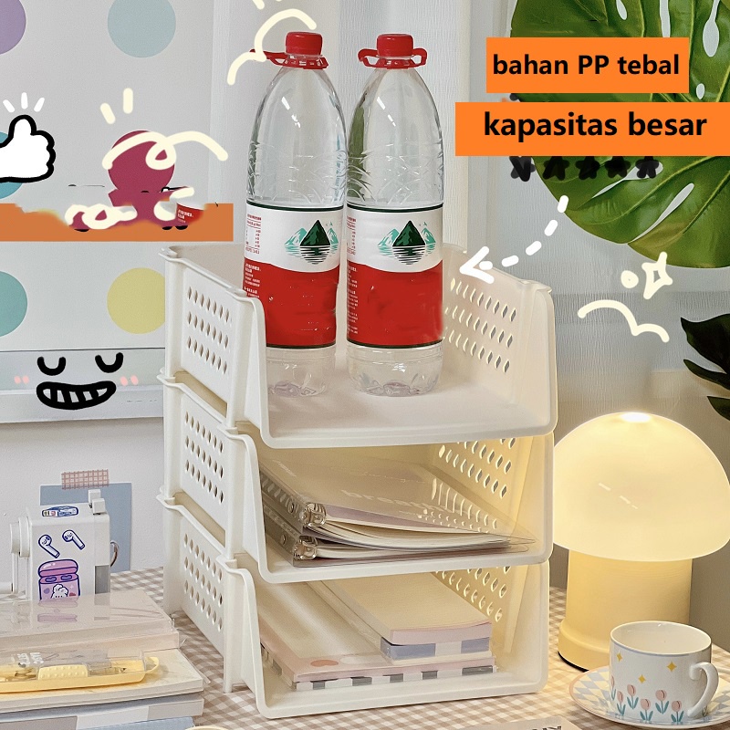 Rak Buku minimalis Rak Kecil Box File Organizer Stationery