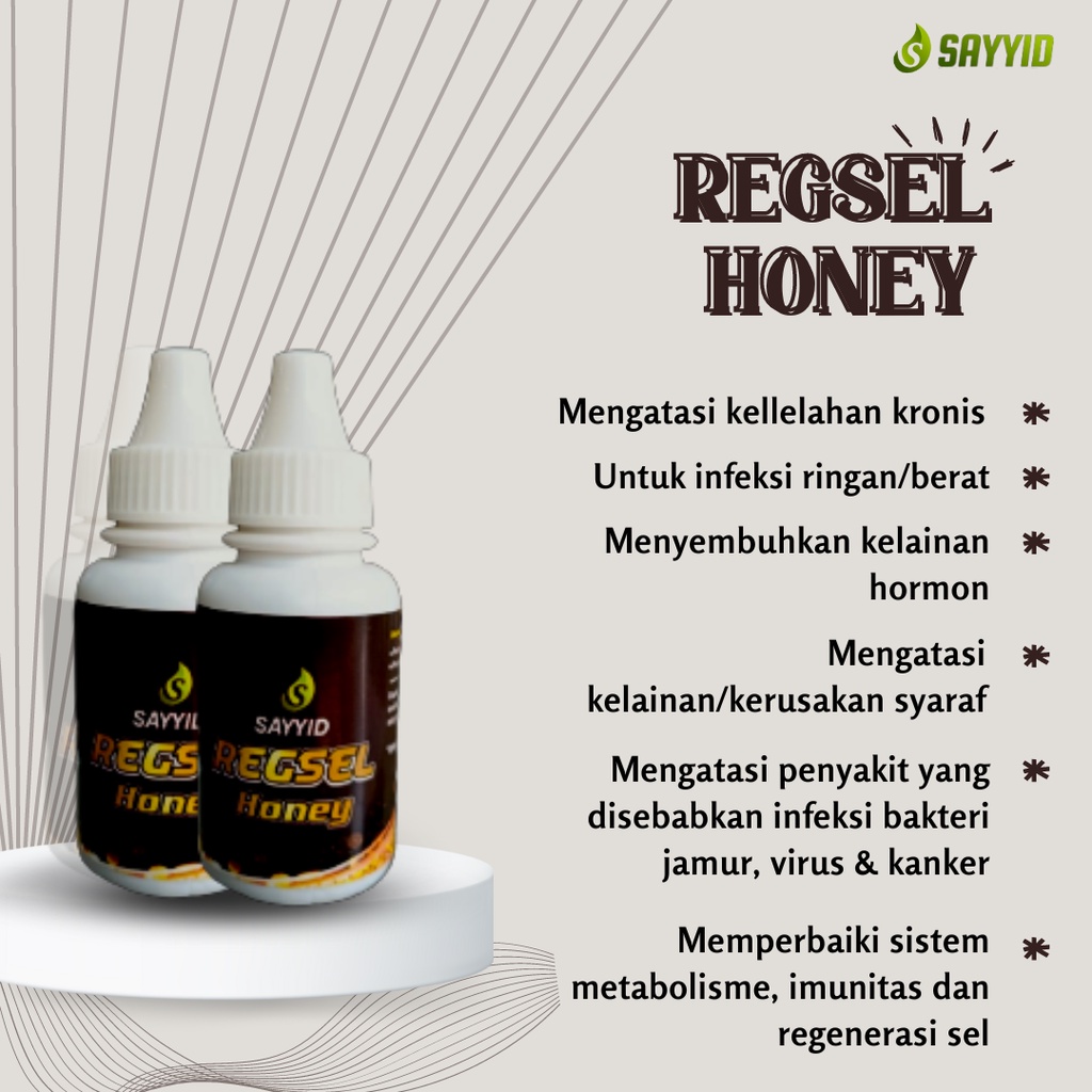 

Madu Regsel Honey Regenerasi Sel 30ML Sayyid
