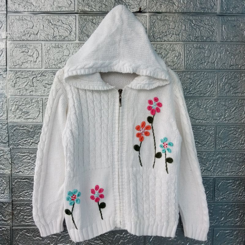 Gymboree Jaket Rajut Tebal Hoodie Second Preloved