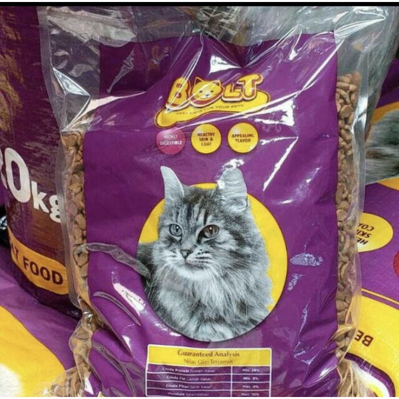 BOLT CAT 1G (IKAN) (DONAT) MAKANAN KUCING