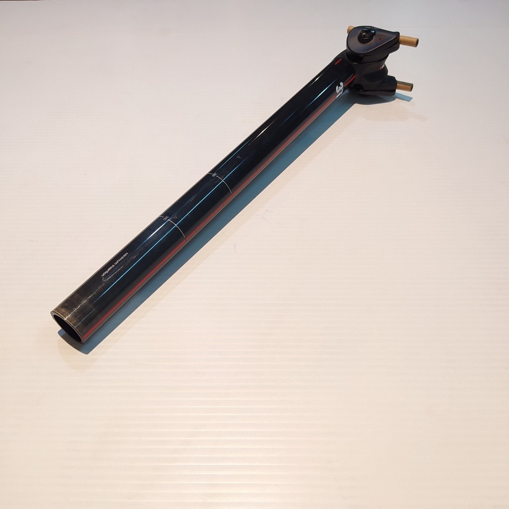 Seatpost Sepeda 3T Zero 25 Pro 27.2 350mm Carbon Original Tiang Jok