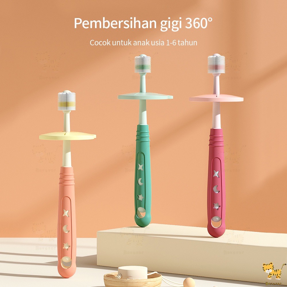 Sikat Gigi Anak Bayi 360 nano toothbrush baby - Sikat Gigi Anak Bahan Silicone Termurah