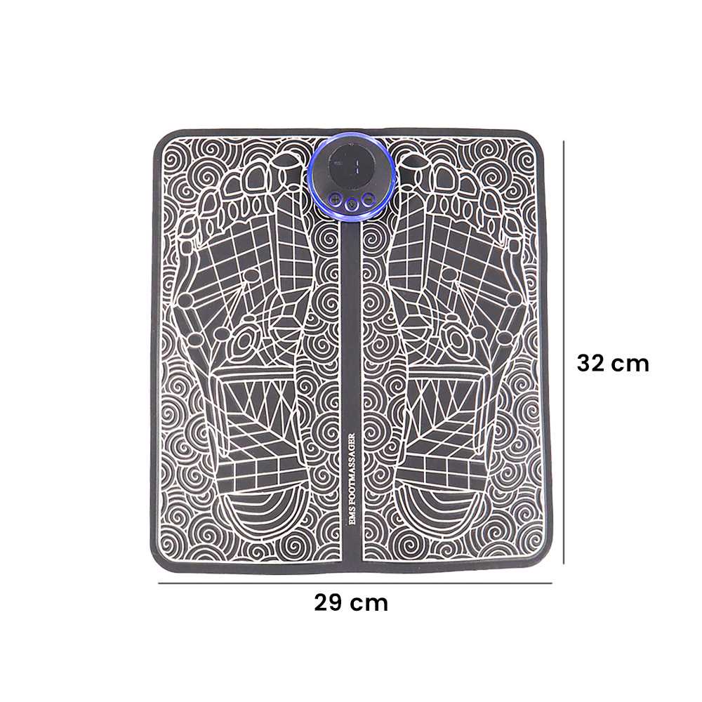 YUKUI Pemijat Kaki Elektrik Pulse EMS Muscle Mat Massager - EMS14 ( Mughnii )