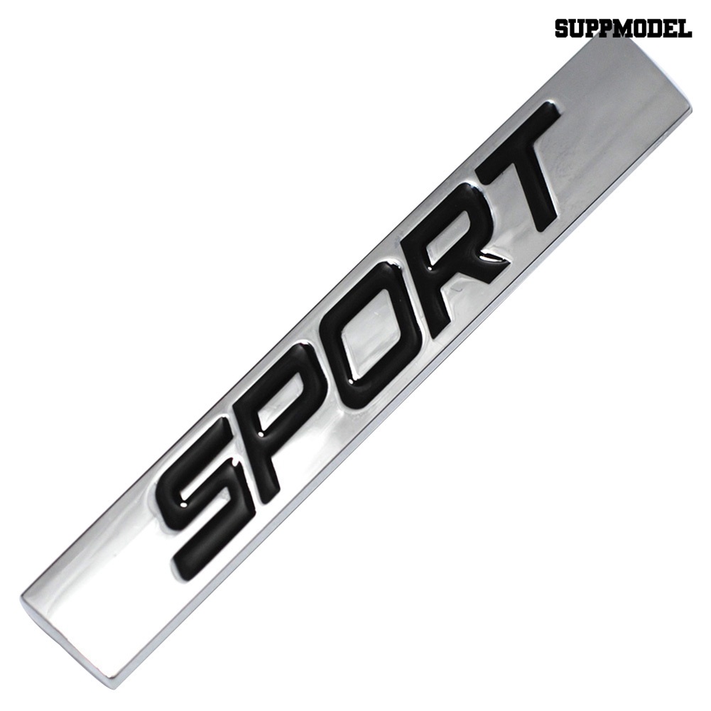[Auto] Sport Letter Metal Mobil Kendaraan Bagasi Belakang Body Stiker Emblem Badge Dekorasi