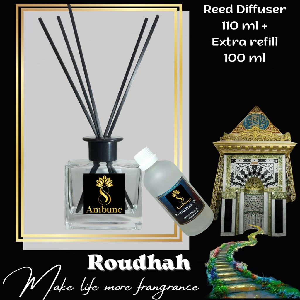 Aroma Arabian Reed Diffuser 110 ml + Extra refill 100 ml Ambune