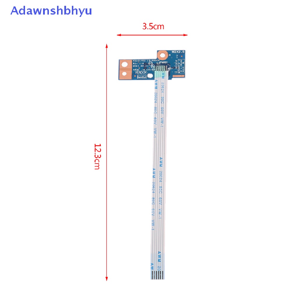 Adhyu Untuk Lenovo IdeaPad G400S G405S G500S G505S Power Board Tombol Switch LS-9902P ID