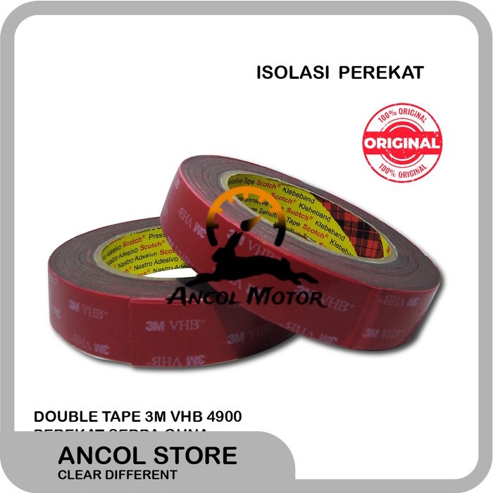 

✨NEW✨ - Double Tape 3M VHB 4900 size 24mm 450cm Lem Dobel Perekat Automotive