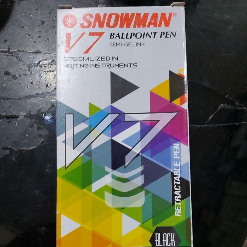 

Pen snowman v7 ( tertera harga lusinan 12 pcs)