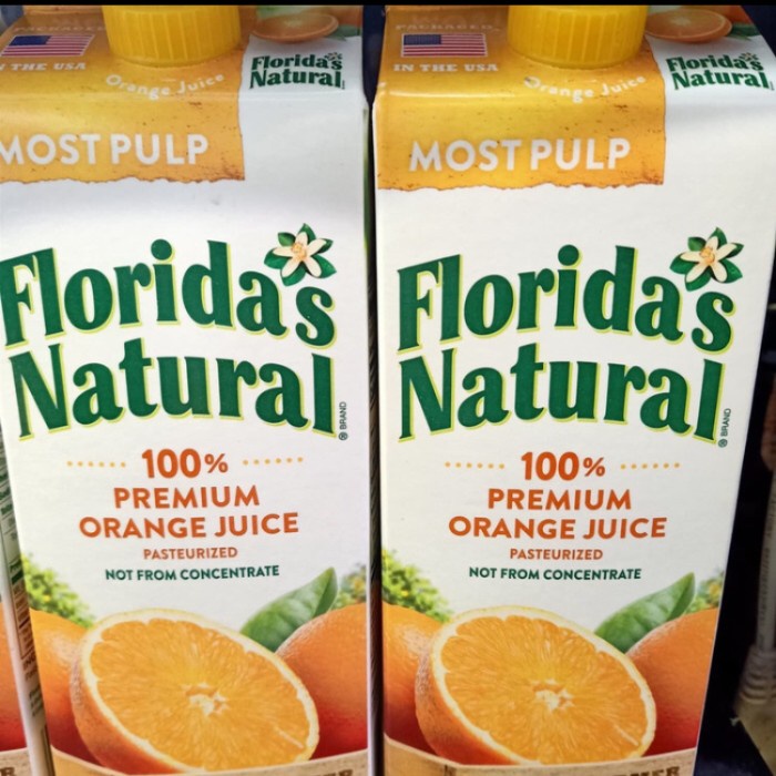 

Florida's natural orange juice most pulp 1.5lt