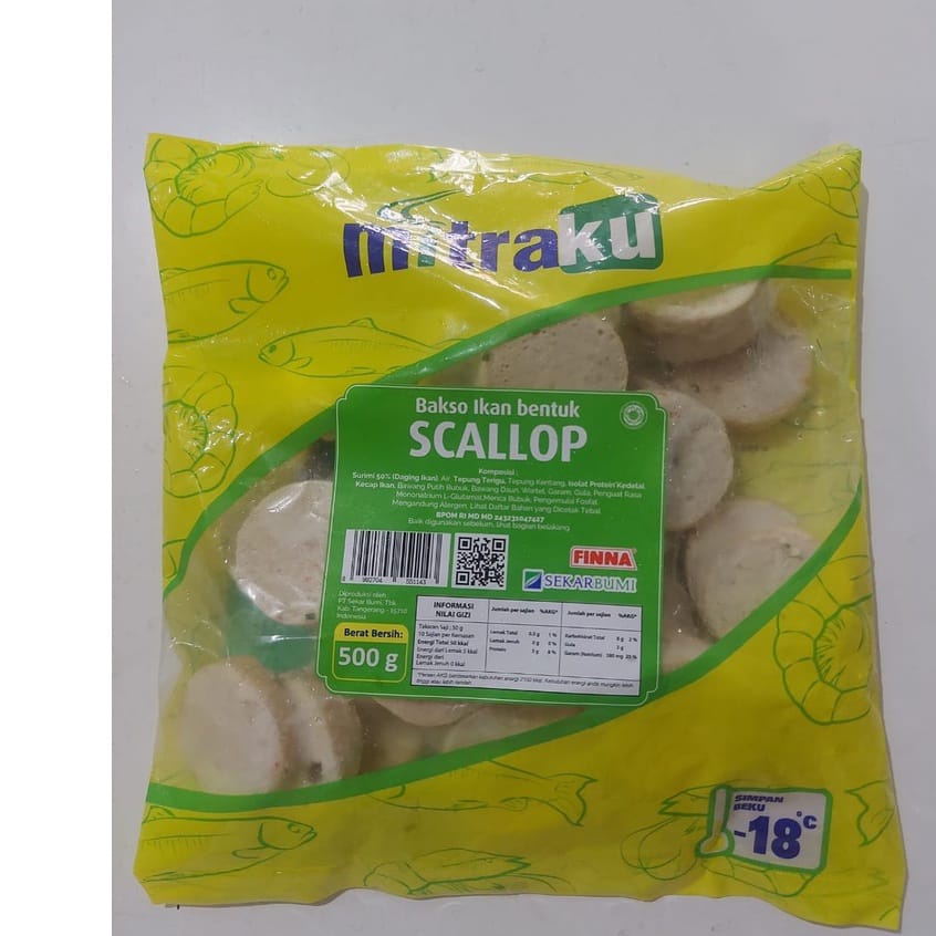 

MITRAKU scallop ikan 500gr