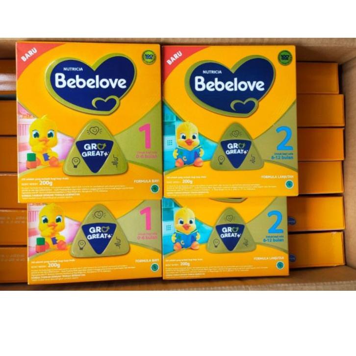 

Ready Stok BEBELOVE 1 & 2 KEMASAN 200 GR. EXP 2024