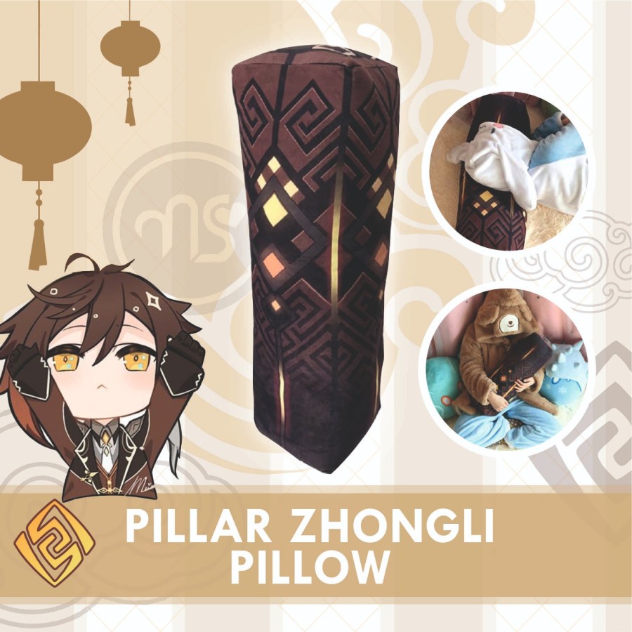 Zhongli Pillar Genshin Impact Dakimakura