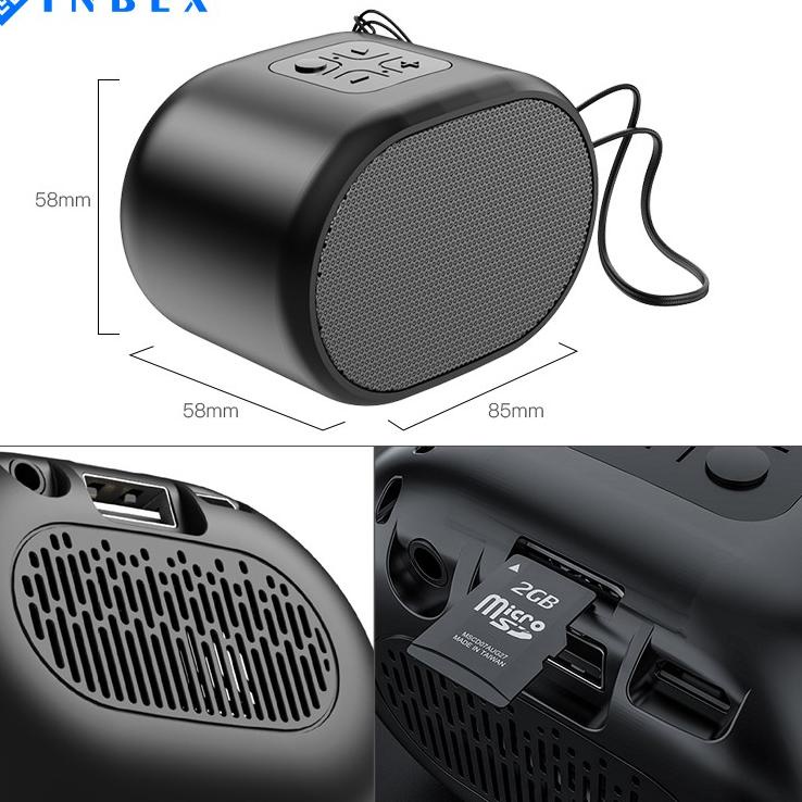 Langsung Atc INBEX Mini Bluetooth Speaker/Portable Wireless Speaker with HD Sound/18-Hour Playtime
