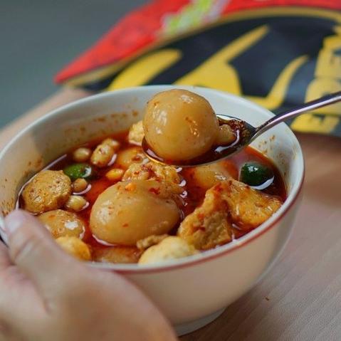 

kuah.Mie geprek Pahe Teh Goreng.Kwetiau Dedew geprek.Kwetiau BAcil.bac