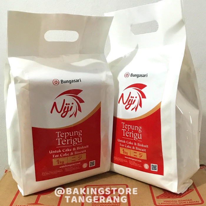 

Tepung Terigu Niji Super Premium Cake dan Biskuit 1 KG