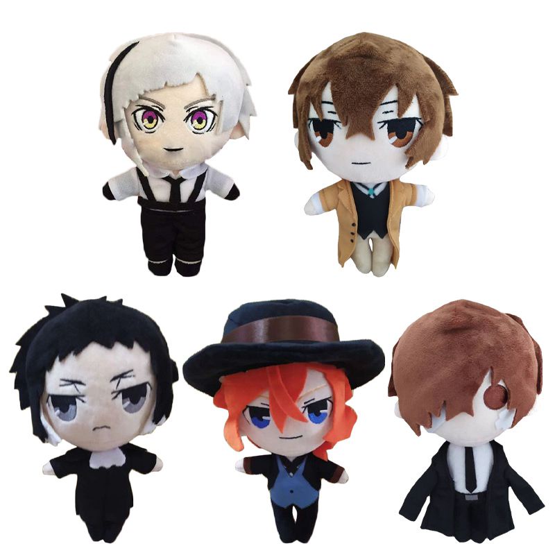 Bungo 8 &quot;Anime Stray Dogs Dazai Osamu Nakahara Chuya Nakajima Boneka Boneka Plush