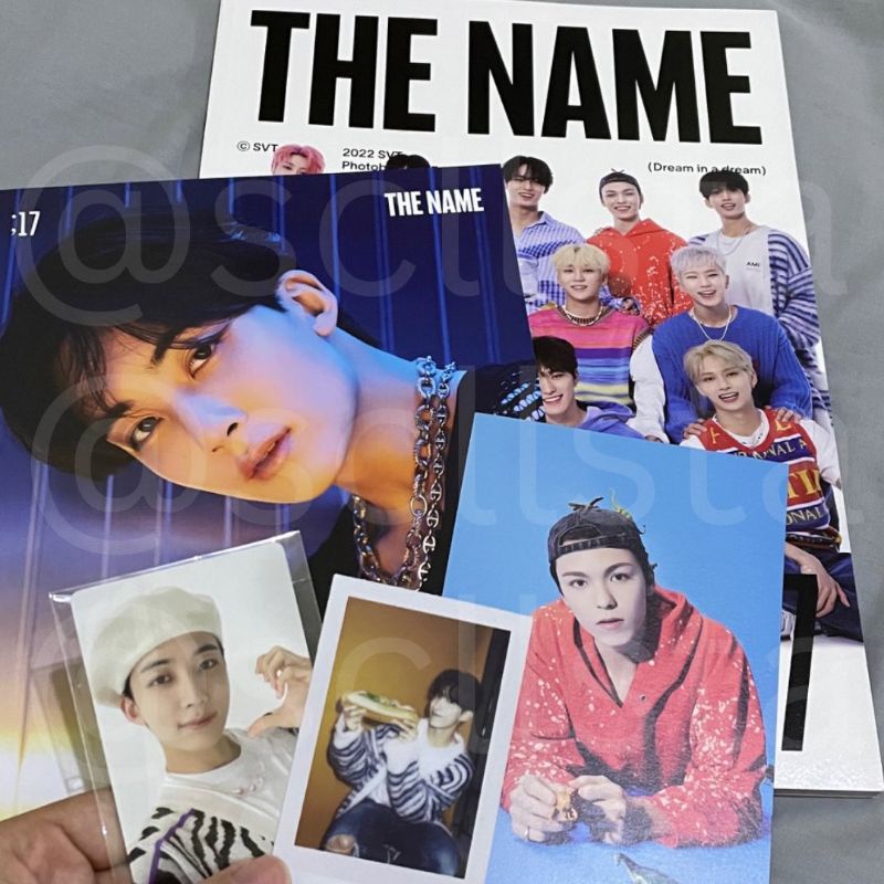 [READY] UNSEALED SEVENTEEN PHOTOBOOK THE NAME INSTANT PC PHOTOCARD PHOTOBOOK ODD DREAM JEONGHAN DK D