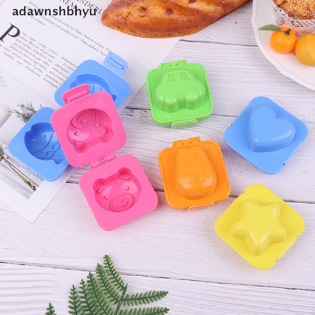 Adawnshbhyu 1Pc DIY Lucu Kartun Alat Masak Sushi Nasi Bento Maker Decorag Mold ID