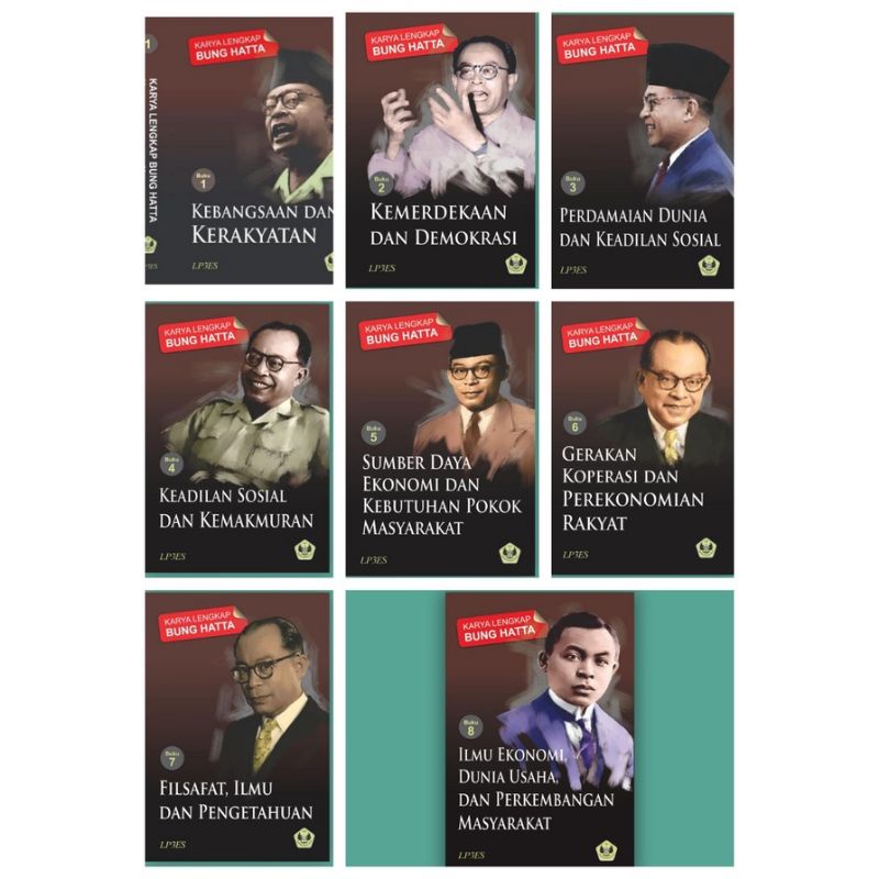 KARYA LENGKAP BUNG HATTA BUKU 1 SAMPAI 8 ORIGINAL