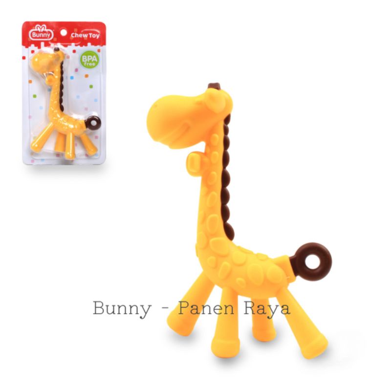 Gigitan Bayi Jerapah SNI Teether Giraffe Chew Toy Giraffe