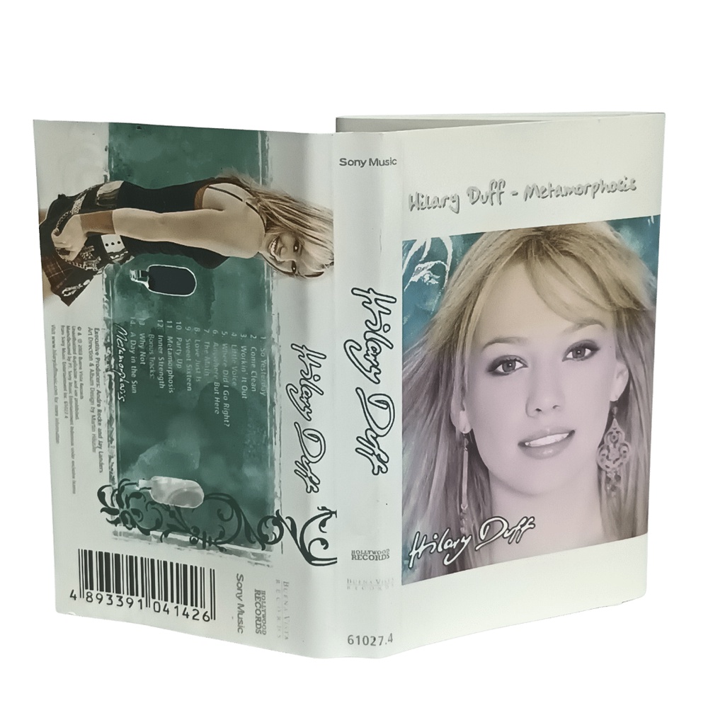 kaset tape pita Hilary Duff Metamorphosis open sealed