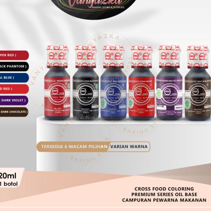 

WWA149 Pewarna Cross/Food Coloring/Pewarna Makanan Halal Premium & Fancy Cross 20ml |