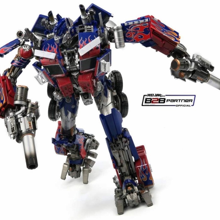 Weijiang Black Apple Optimus prime Thunder leader Transformers MPM-04