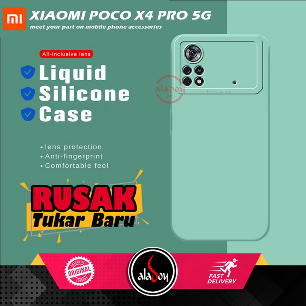 Case XIAOMI POCO X4 PRO 5G Softcase Liquid Silicone Pro Camera Premium Casing