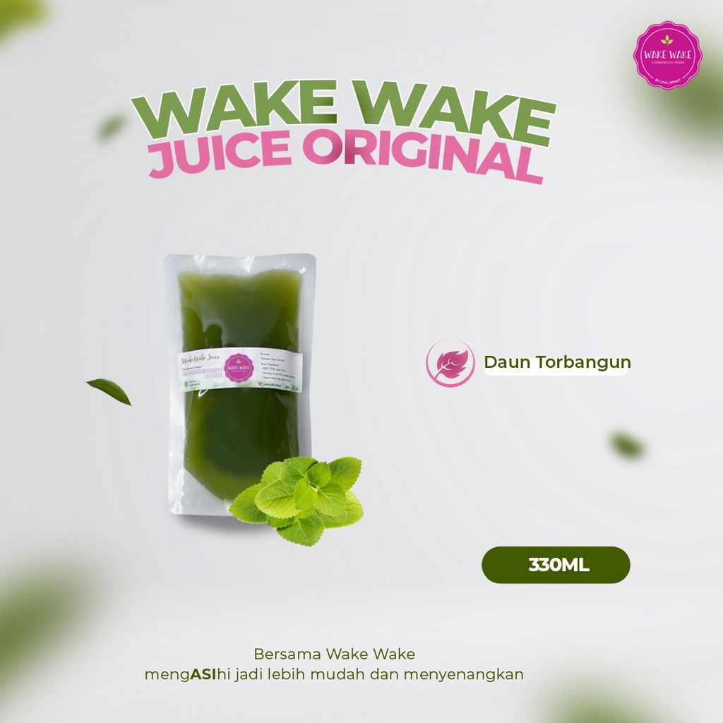 ASI Booster Torbangun - Wake Wake Juice Original - Pouch 330 ML