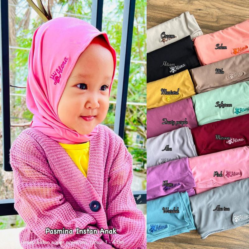 Pasmina instan anak //JF2312