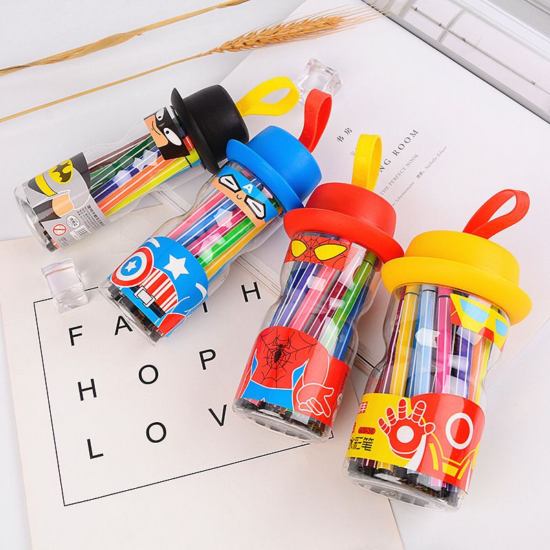 

Amira Store / Spidol Anak Set 18pcs Super Hero Karakter