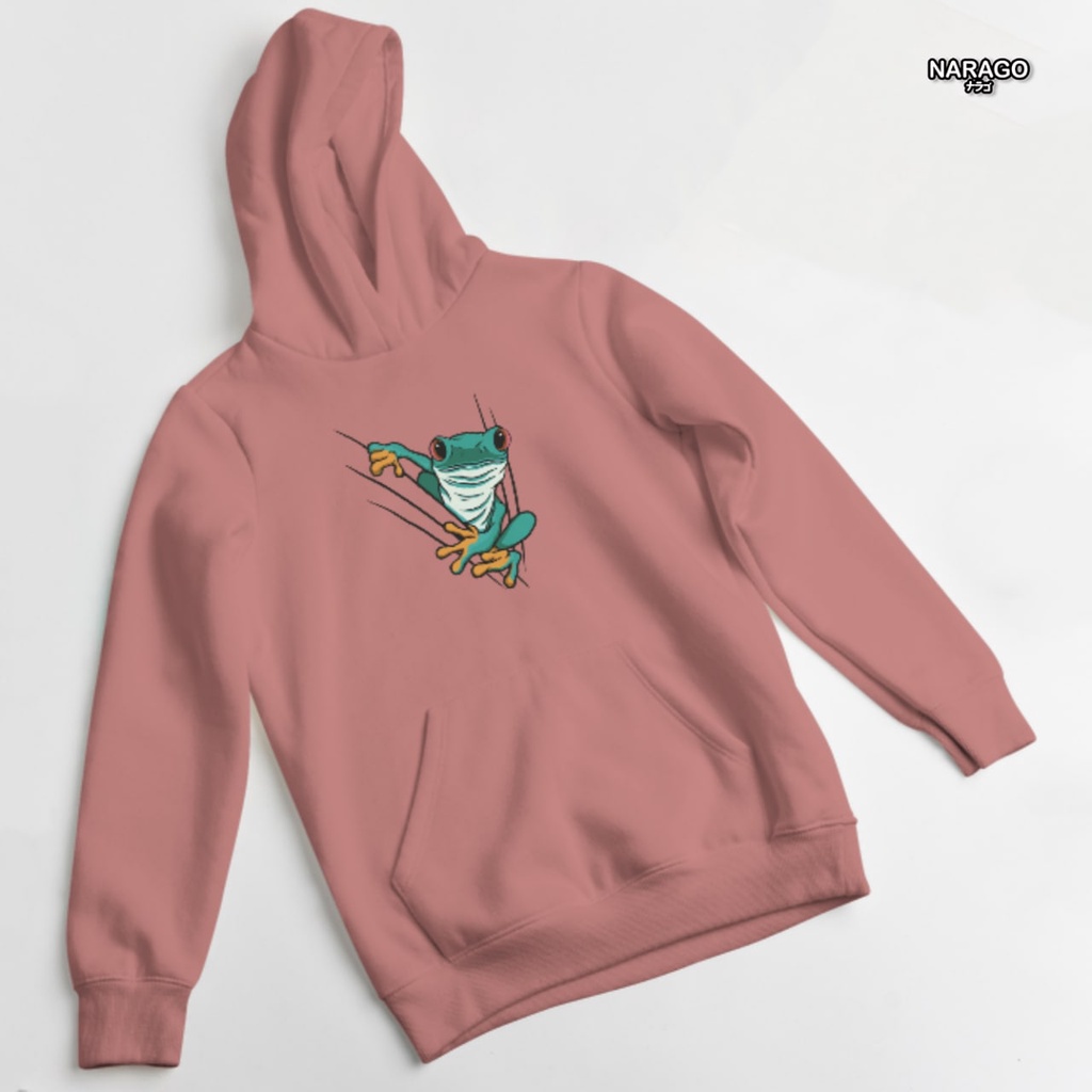 Nara.Grosir - Hoodie Jumper Froggy l Sweater Hodie Unisex