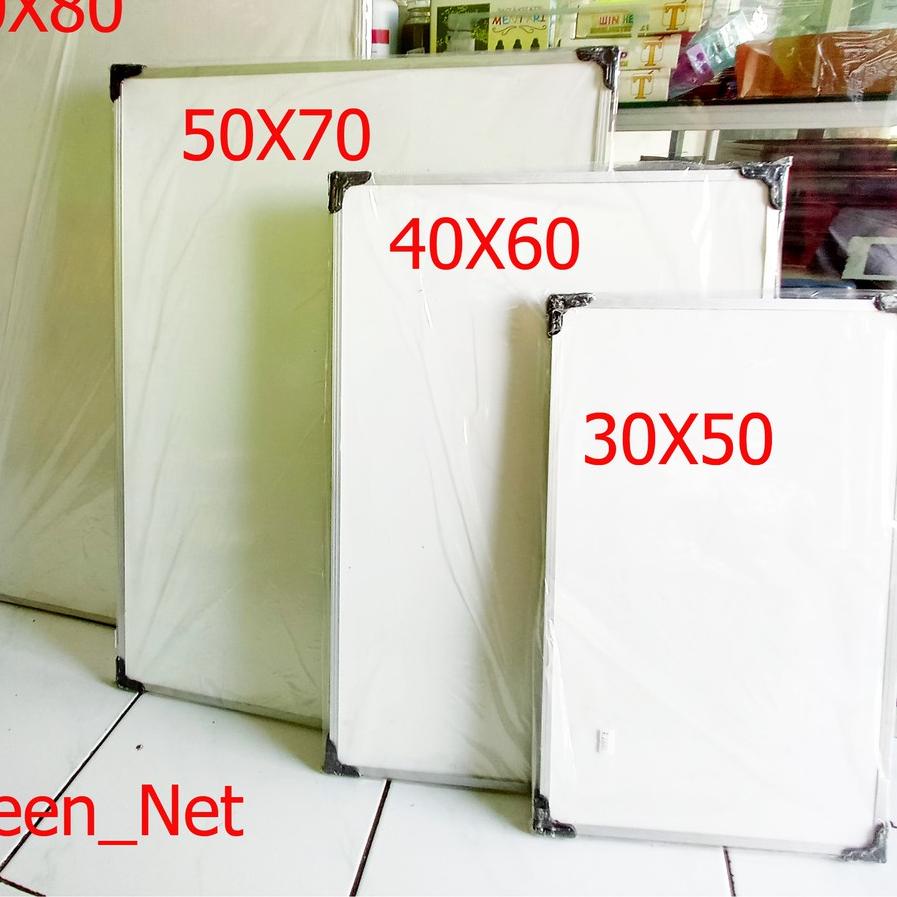 

⇐ Papan Tulis spidol dan kapur / Whiteboard / Blackboard ukuran 30x50 ⇷