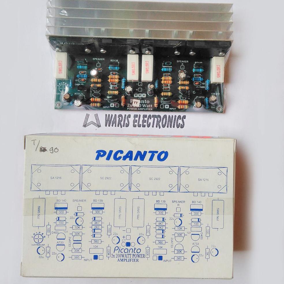 Jual kit power ampli amplifier sanken 400w 2x200Watt stereo Picanto