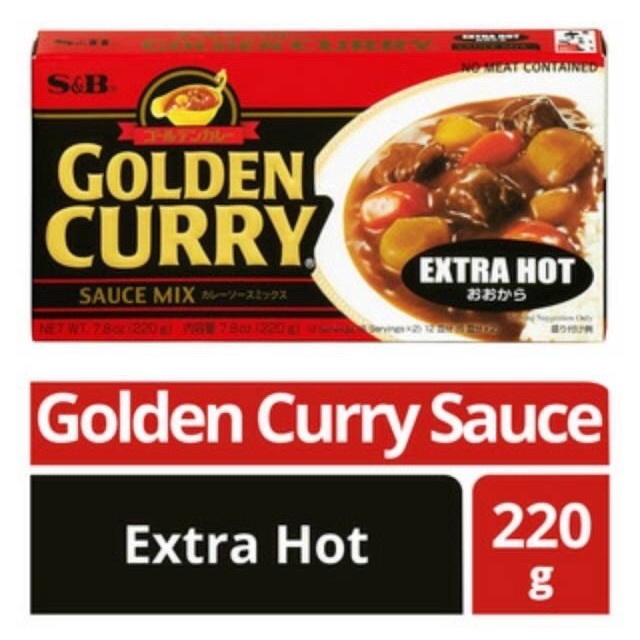 

Golden Curry 220 Gram / Kari Jepang / Extra Hot