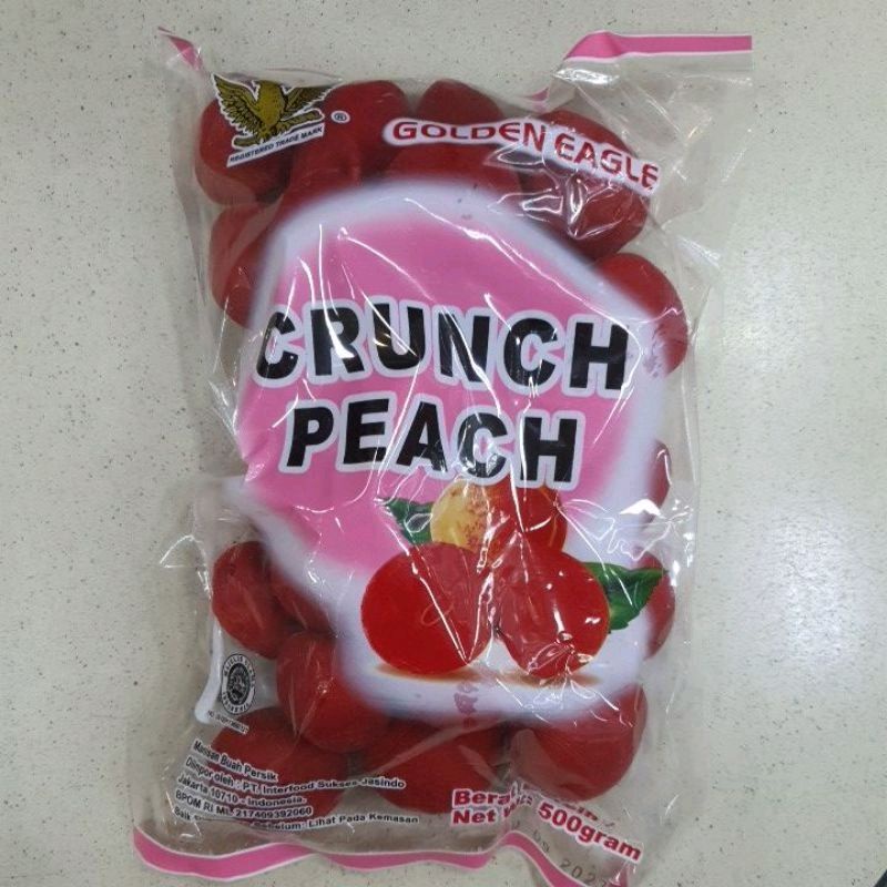 

Golden Eagle Crunch peach manisan buah persikManisan cemilan imlek import it