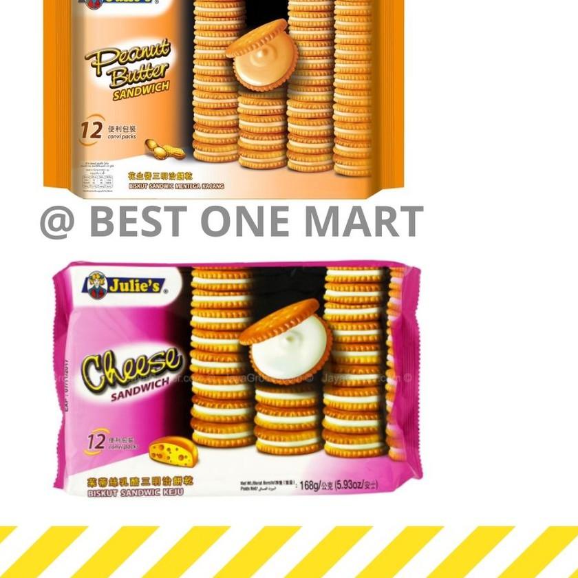 

READY ✅Julie's / Biskuit Julies Cream Sandwich / Julies Cheese Sandwich / Julies Peanut Butter Sandwich|KD2