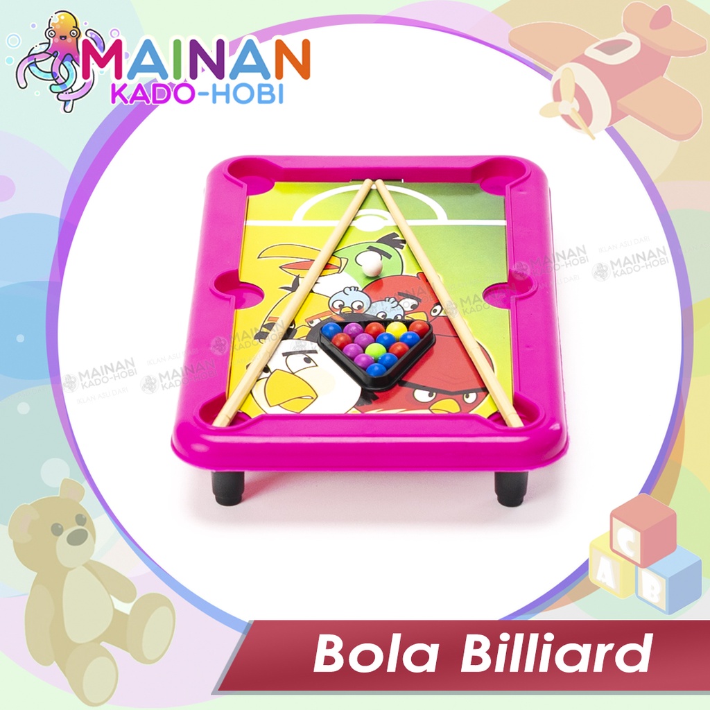 MAINAN ANAK BOLA SODOK MINI PAPAN BILLIARD BACKSPIN PORTABLE TOYS